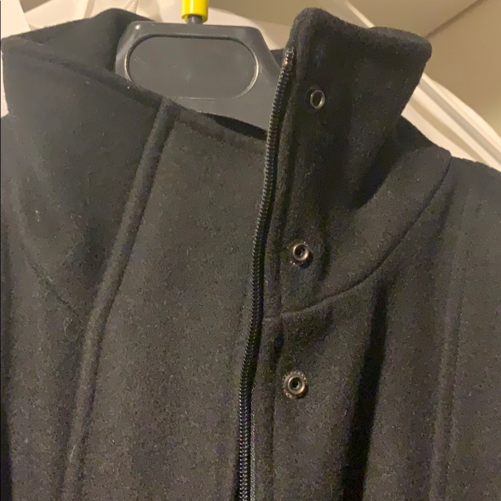 Black Pleated Coat - image 5